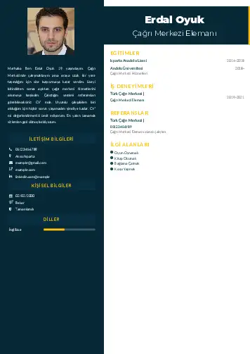 Çağrı Merkezi cv indir